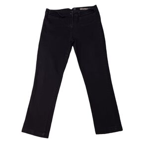 NY&C WOMEN'S SIZE 8 DARK BLUE DENIM LOW RISE SKINNY ANKLE STRETCH JEANS.